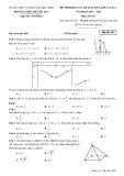 Đề thi KSCL môn Toán lớp 12 năm 2022-2023 (Lần 1) - Trường THPT Tiên Du số 1