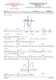 Đề thi chọn học sinh giỏi môn Toán lớp 12 năm 2023-2024 có đáp án (Lần 1) - Trường THPT Lý Thái Tổ, Bắc Ninh