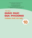 Tài liệu Giáo dục địa phương thành phố Hà Nội lớp 10