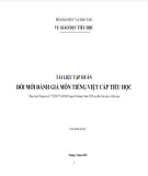 Tài liệu tập huấn đổi mới đánh giá môn tiếng Việt cấp tiểu học