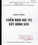 Giáo trình Thẩm định giá trị bất động sản: Phần 2 - TS. Nguyễn Ngọc Vinh, TS. Nguyễn Quỳnh Hoa