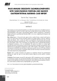 Viêm cầu thận liềm thể nhóm ít phức hợp miễn dịch kèm ban xuất huyết dưới da và xuất huyết tiêu hoá nặng: Báo cáo ca lâm sàng