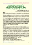 Kết quả điều trị 60 bệnh nhân u phì đại lành tính tuyến tiền liệt bằng nội soi niệu đạo với năng lượng laser thulium, tại Bệnh viện Quân y 110