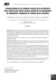 Đặc điểm khí máu động mạch ở bệnh nhân nhiễm khuẩn huyết và sốc nhiễm khuẩn nhập cấp cứu Bệnh viện Thống Nhất