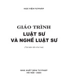 Giáo trình Luật sư và nghề luật sư (Tái bản lần thứ hai) - GVC.ThS. Nguyễn Hữu Ước