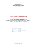 Sáng kiến kinh nghiệm Tiểu học: Ứng dụng công nghệ thông tin nhằm nâng cao chất lượng quản lý lớp học thông qua phần mềm ClassDojo