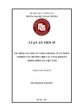 Luận án Tiến sĩ Kinh tế quốc tế: Tác động của đầu tư công đối với đầu tư tư nhân: Nghiên cứu trường hợp các vùng kinh tế trọng điểm tại Việt Nam