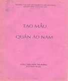 Giáo trình Tạo mẫu quần áo nam