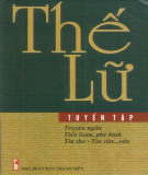 Tuyển tập tác phẩm Thế Lữ: Phần 1