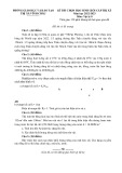 Đề thi học sinh giỏi cấp thị xã môn Vật lý lớp 8 năm 2022-2023 - Phòng GD&ĐT Thị xã Vĩnh Châu