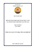 Tóm tắt Luận văn Thạc sĩ Luật kinh tế: Kiểm soát hoạt động khuyến mại trực tuyến của thương nhân theo pháp luật Việt Nam