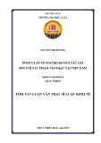 Tóm tắt Luận văn Thạc sĩ Luật kinh tế: Pháp luật về bảo hộ quyền tác giả đối với tác phẩm âm nhạc tại Việt Nam