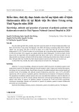 Kiến thức, thái độ, thực hành của bố mẹ bệnh nhi về bệnh thalassemia điều trị tại Bệnh viện Đa khoa Trung ương Thái Nguyên năm 2020