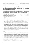 Đánh giá hiệu quả hoạt động tư vấn của dược sĩ lâm sàng cho bệnh nhân ung thư điều trị hóa chất tại Bệnh viện Trung ương Quân đội 108