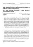 Khảo sát đặc điểm kê đơn thuốc cho người bệnh ngoại trú tại Bệnh viện Nguyễn Tri Phương