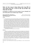 Khảo sát thực trạng sử dụng kháng sinh trong điều trị viêm đường mật cấp và viêm túi mật cấp tại Bệnh viện Nhân dân Gia Định