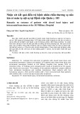 Nhận xét kết quả điều trị bệnh nhân chấn thương sọ não kín có máu tụ nội sọ tại Bệnh viện Quân y 103