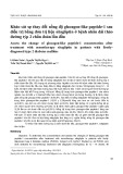 Khảo sát sự thay đổi nồng độ glucagon-like peptide-1 sau điều trị bằng đơn trị liệu sitagliptin ở bệnh nhân đái tháo đường týp 2 chẩn đoán lần đầu