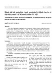 Đánh giá kết quả phẫu thuật sửa toàn bộ bệnh chuyển vị đại động mạch tại Bệnh viện Tim Hà Nội