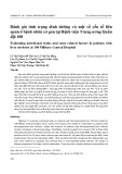 Đánh giá tình trạng dinh dưỡng và một số yếu tố liên quan ở bệnh nhân xơ gan tại Bệnh viện Trung ương Quân đội 108