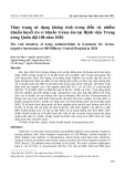 Thực trạng sử dụng kháng sinh trong điều trị nhiễm khuẩn huyết do vi khuẩn Gram âm tại Bệnh viện Trung ương Quân đội 108 năm 2020