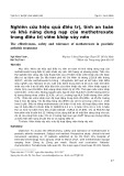 Nghiên cứu hiệu quả điều trị, tính an toàn và khả năng dung nạp của methotrexate trong điều trị viêm khớp vảy nến