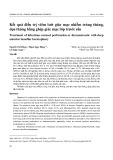 Kết quả điều trị viêm loét giác mạc nhiễm trùng thủng, dọa thủng bằng ghép giác mạc lớp trước sâu