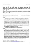 Đánh giá kết quả phẫu thuật nội soi qua phúc mạc lấy thận ghép trên người cho sống tại Bệnh viện Trung ương Quân đội 108