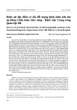 Khảo sát đặc điểm cơ cấu đối tượng bệnh nhân siêu âm tại Khoa Chẩn đoán chức năng - Bệnh viện Trung ương Quân đội 108