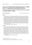 Vai trò của chẩn đoán hình ảnh thông thường và 18F-FDG PET/CT trong đánh giá đáp ứng điều trị ung thư