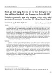 Đánh giá tình trạng đau sau mổ lấy thai dưới gây tê tuỷ sống tại Khoa Sản, Bệnh viện Trung ương Quân đội 108