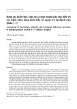 Đánh giá kiến thức, thái độ và thực hành tuân thủ điều trị của bệnh nhân động kinh điều trị ngoại trú tại Bệnh viện Quân y 17