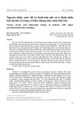 Nguyên nhân, mức độ và hình ảnh nội soi ở bệnh nhân loét dạ dày tá tràng có biến chứng chảy máu tiêu hóa