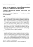 Điều trị ung thư biểu mô tuyến của phổi giai đoạn tiến xa đột biến gen EGFR dương tính bằng gefitinib