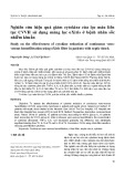 Nghiên cứu hiệu quả giảm cytokine của lọc máu liên tục CVVH sử dụng màng lọc oXiris ở bệnh nhân sốc nhiễm khuẩn