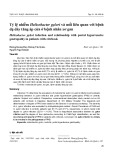 Tỷ lệ nhiễm Helicobacter pylori và mối liên quan với bệnh dạ dày tăng áp cửa ở bệnh nhân xơ gan