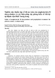 Nghiên cứu thuần tập về độ an toàn của amphotericin B deoxycholate và các biện pháp dự phòng biến cố bất lợi tại Bệnh viện Phổi Trung ương