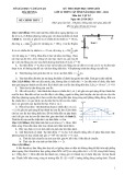 Đề thi học sinh giỏi cấp tỉnh môn Vật lí lớp 12 năm 2023-2024 có đáp án - Sở GD&ĐT Hải Dương