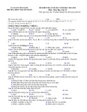Đề thi học kì 2 môn Hóa học lớp 12 năm 2022-2023 - Trường THPT Nguyễn Trân, Bình Định
