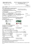 Đề thi giữa học kì 1 môn Công nghệ lớp 9 năm 2022-2023 có đáp án - Trường THCS Chu Văn An, Duy Xuyên