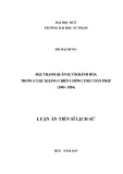 Luận án Tiến sĩ Lịch sử: Đấu tranh quân sự Khánh Hoà trong cuộc kháng chiến chống thực dân Pháp (1945 - 1954)