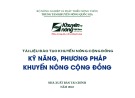 Tài liệu đào tạo khuyến nông cộng đồng Kỹ năng, phương pháp khuyến nông cộng đồng