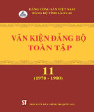 Ebook Văn kiện Đảng bộ toàn tập tỉnh Lào Cai - Tập 11 (1978 -1980): Phần 2