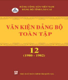 Ebook Văn kiện Đảng bộ toàn tập tỉnh Lào Cai - Tập 12 (1980 -1982): Phần 1