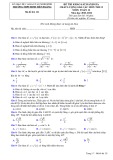 Đề thi giữa học kì 1 môn Toán lớp 12 năm 2023-2024 - Trường THPT Đinh Tiên Hoàng