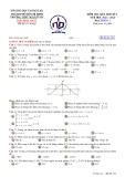 Đề thi giữa học kì 1 môn Toán lớp 11 năm 2023-2024 có đáp án - Trường THPT Nguyễn Du