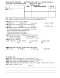 Đề thi giữa học kì 1 môn Lịch sử - Địa lí lớp 7 năm 2022-2023 có đáp án - Trường TH-THCS Phan Đình Phùng, Châu Đức