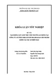 Khóa luận tốt nghiệp: Tạo động lực làm việc cho người lao động tại Công ty Cổ phần Bellsystem24-Hoasao chi nhánh khối các dự án miền Bắc