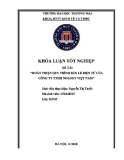 Khóa luận tốt nghiệp: Hoàn thiện quy trình bán lẻ điện tử của Công ty TNHH Nology Việt Nam