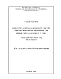 Tóm tắt Luận án Tiến sĩ Nông nghiệp: Nghiên cứu tạo dòng lan Dendrobium thấp cây triển vọng bằng phương pháp lai hữu tính kết hợp chiếu xạ và nuôi cấy in vitro